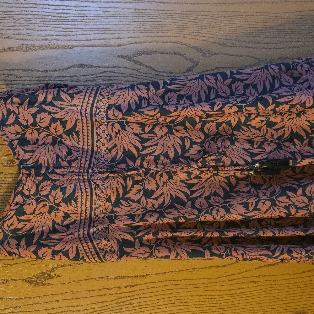 Floral Print Sleeveless Dress Karma Highway One Size, Best For S/M - Picture 2 of 4